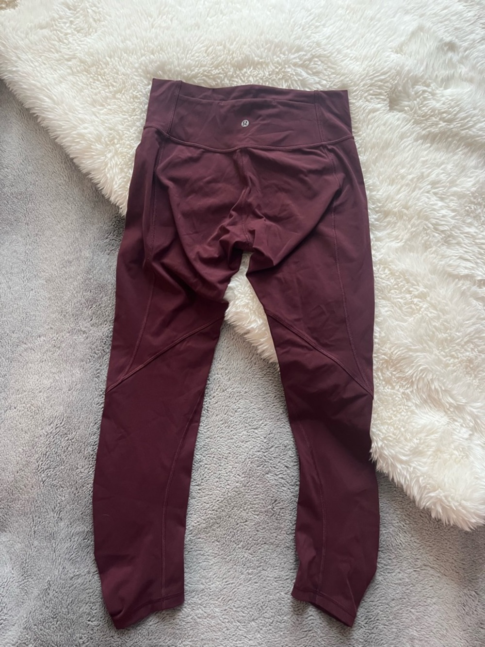 lululemon athletica Women's Maroon Cropped Leggings